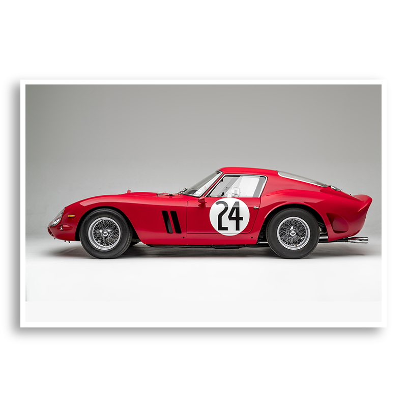 Ferrari 250 GTO in Red Wall Art