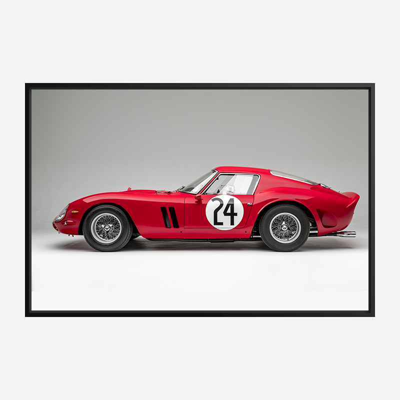 Ferrari 250 GTO in Red Wall Art