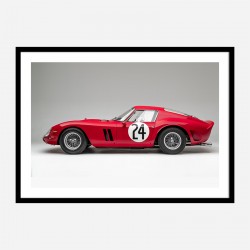 Ferrari 250 GTO in Red Wall Art