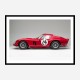 Ferrari 250 GTO in Red Wall Art