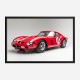 Ferrari 250 GTO in Red Wall Art