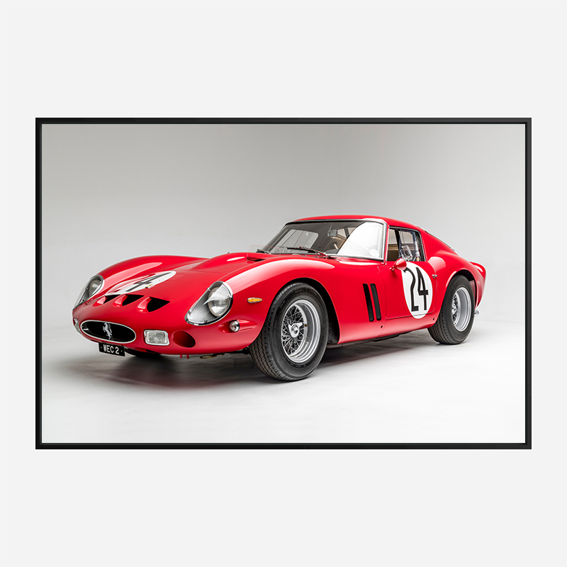 Ferrari 250 GTO in Red Wall Art