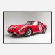 Ferrari 250 GTO in Red Wall Art