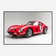 Ferrari 250 GTO in Red Wall Art