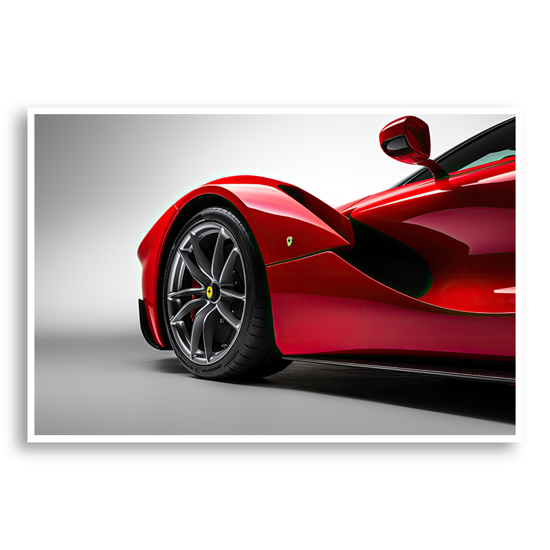 Ferrari Concept Side View Wall Art