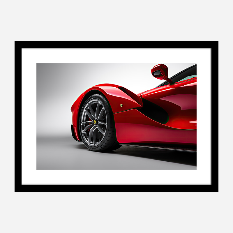 Ferrari Concept Side View Wall Art