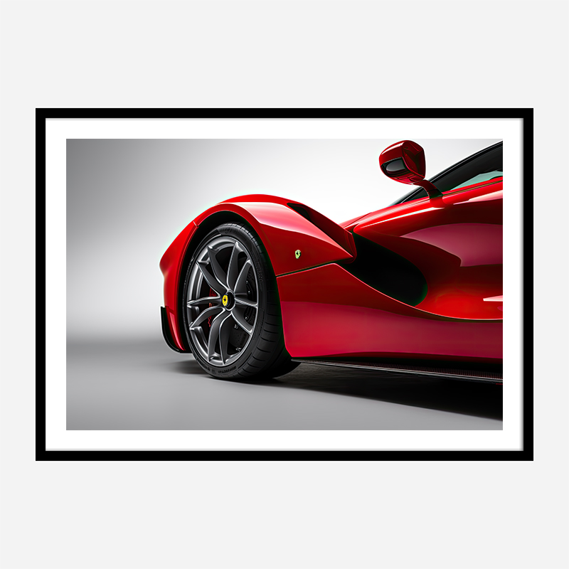 Ferrari Concept Side View Wall Art