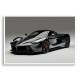 LaFerrari Black Wall Art