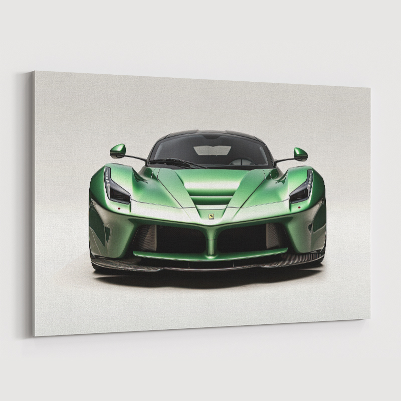 LaFerrari Green Wall Art