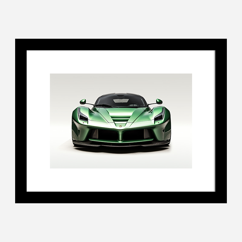 LaFerrari Green Wall Art