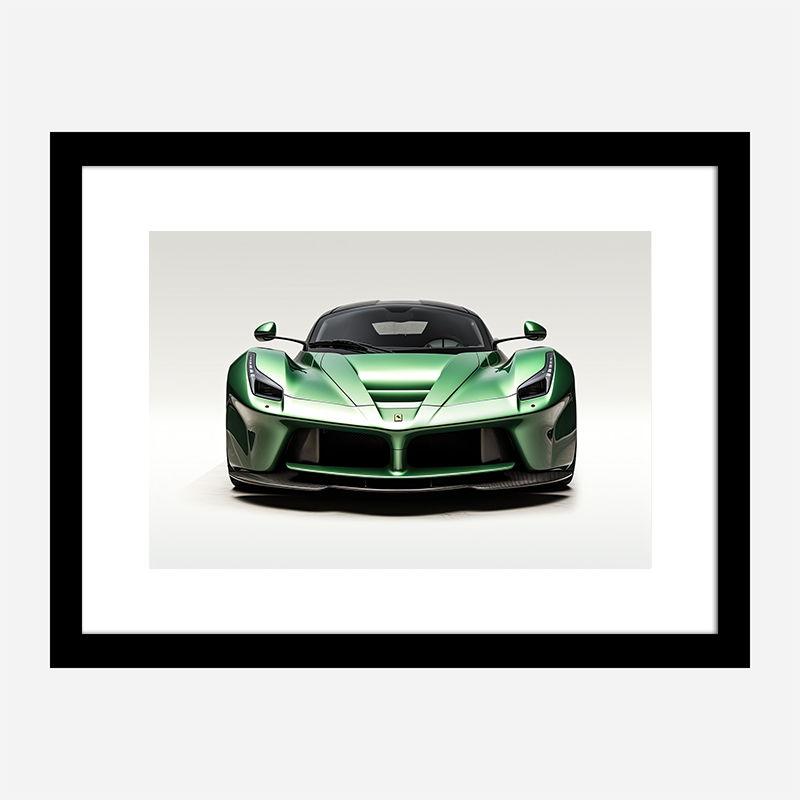 LaFerrari Green Wall Art