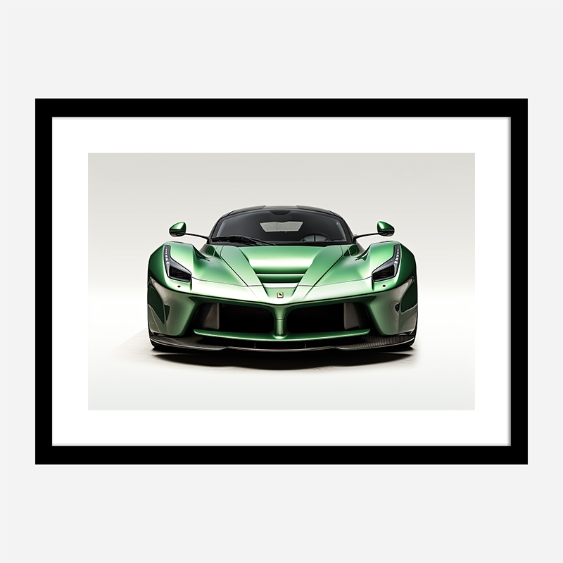 LaFerrari Green Wall Art