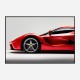 Ferrari LaFerrari Side View Wall Art