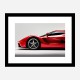 Ferrari LaFerrari Side View Wall Art