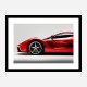 Ferrari LaFerrari Side View Wall Art