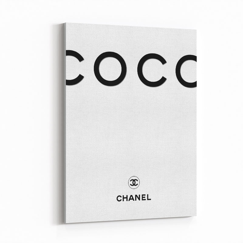 Poster Coco Chanel Gold White