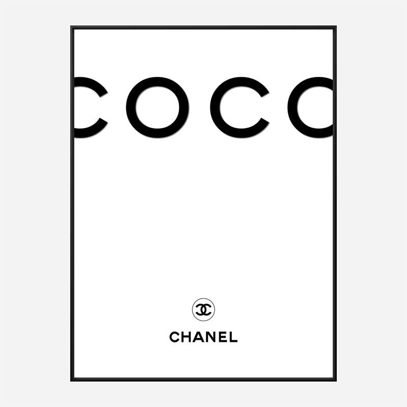 Set of 3 Coco Chanel Graphical Prints  Coco Chanel Quote Prints   TemproDesign