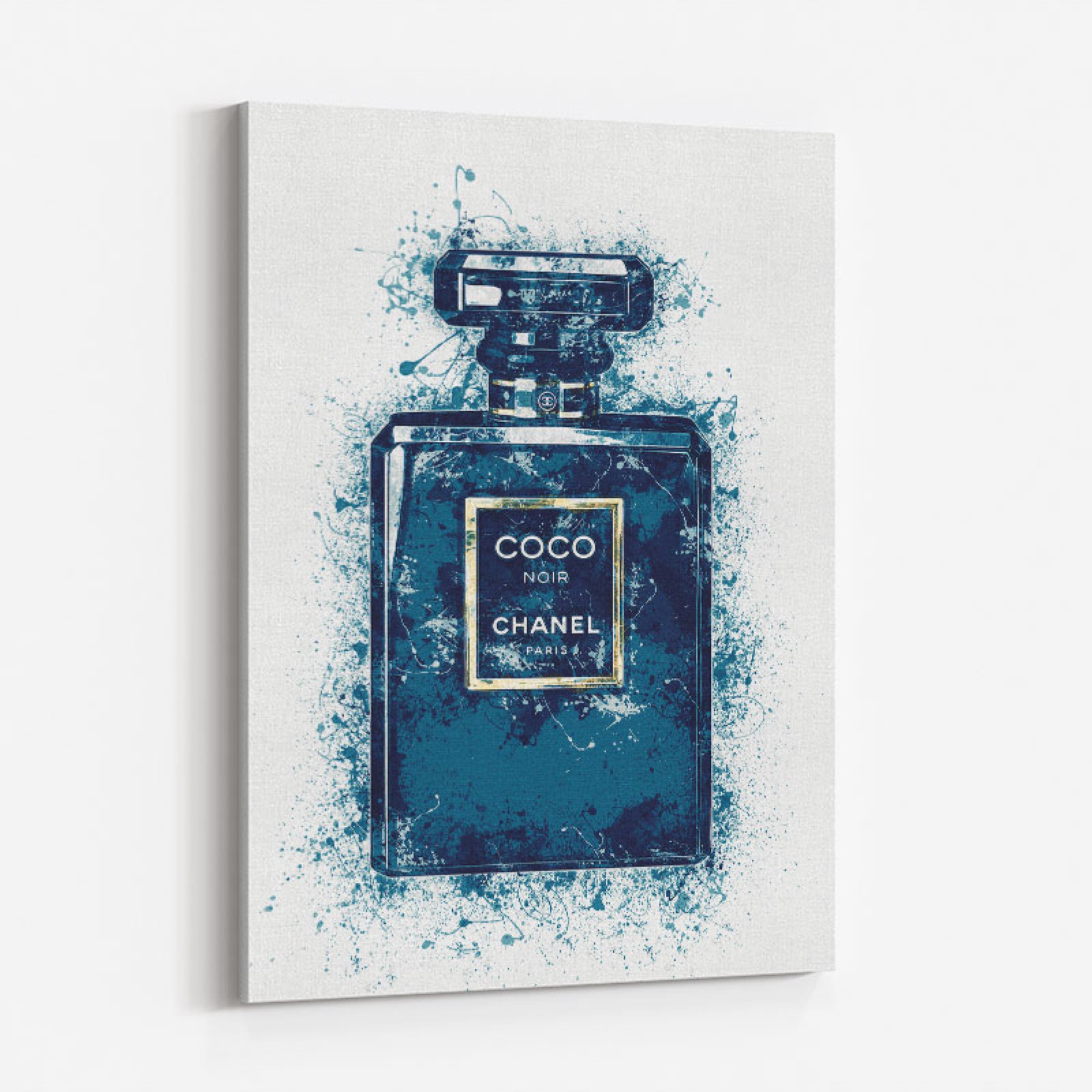 Coco Noir Blue Art Print