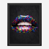 Pill Lips Art Print