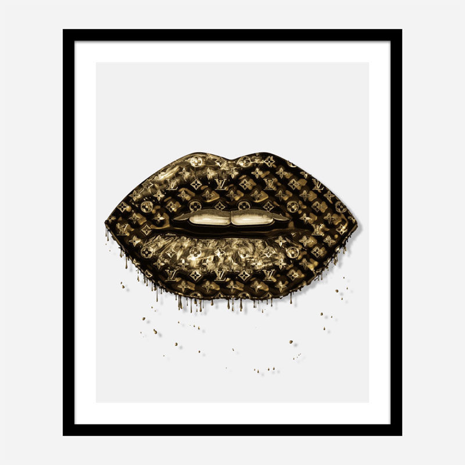 A Giuliano Bekor Fine Art Photography, Lips L2 Louis Vuitton 3D