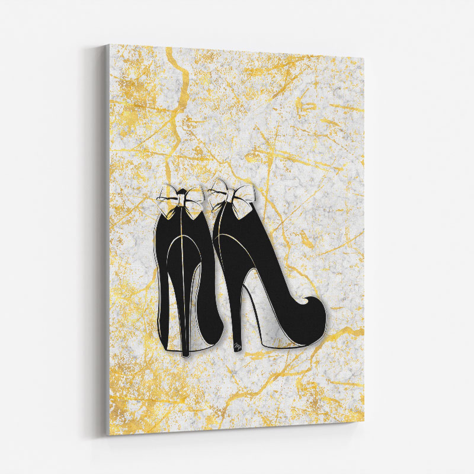 Marble Heels Art Print