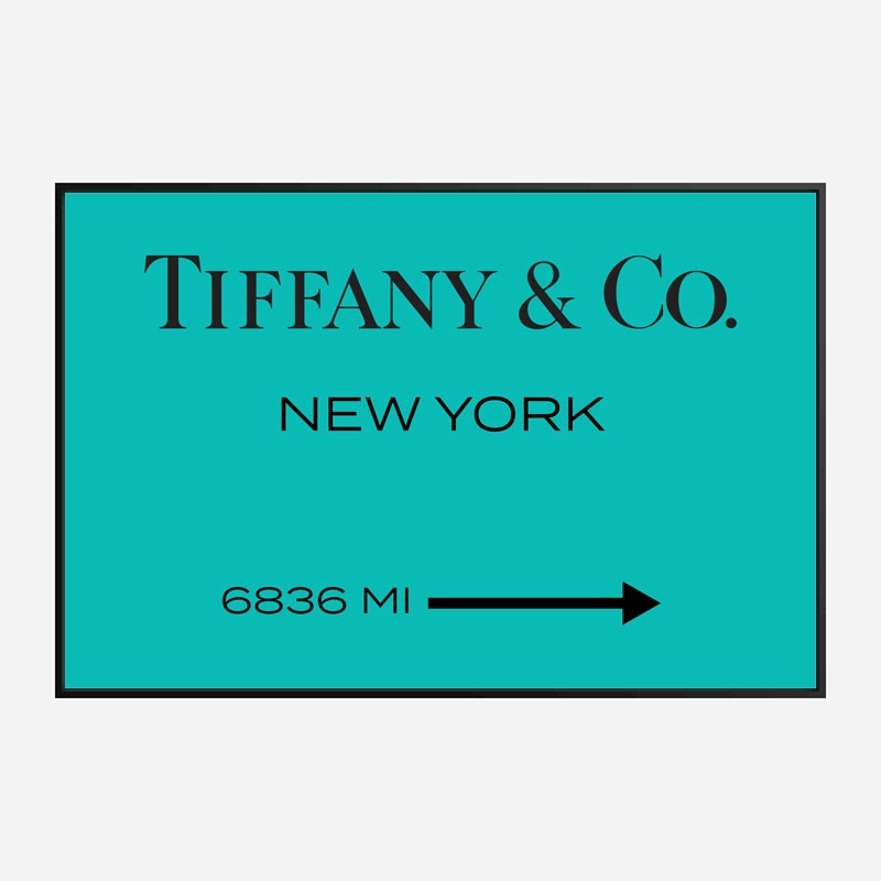 Tiffany \u0026 Co. Sign Wall Art