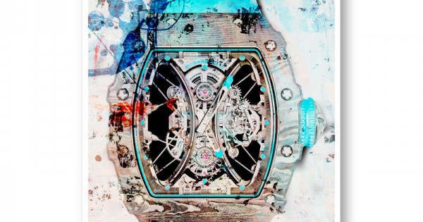 Richard Mille RM53 Abstract Art Print