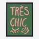 Tres Chic Green Wall Art Print