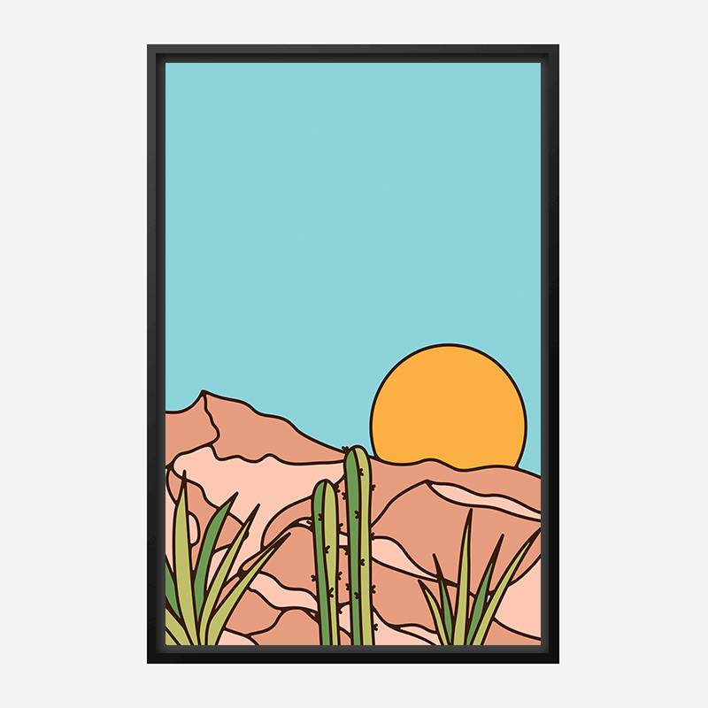 Minimal Desert Sunset