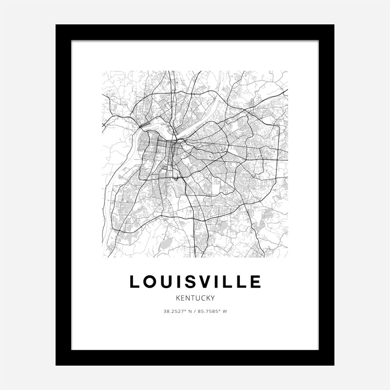 Louisville, University of Collegiate Fine Art Print - 12X16