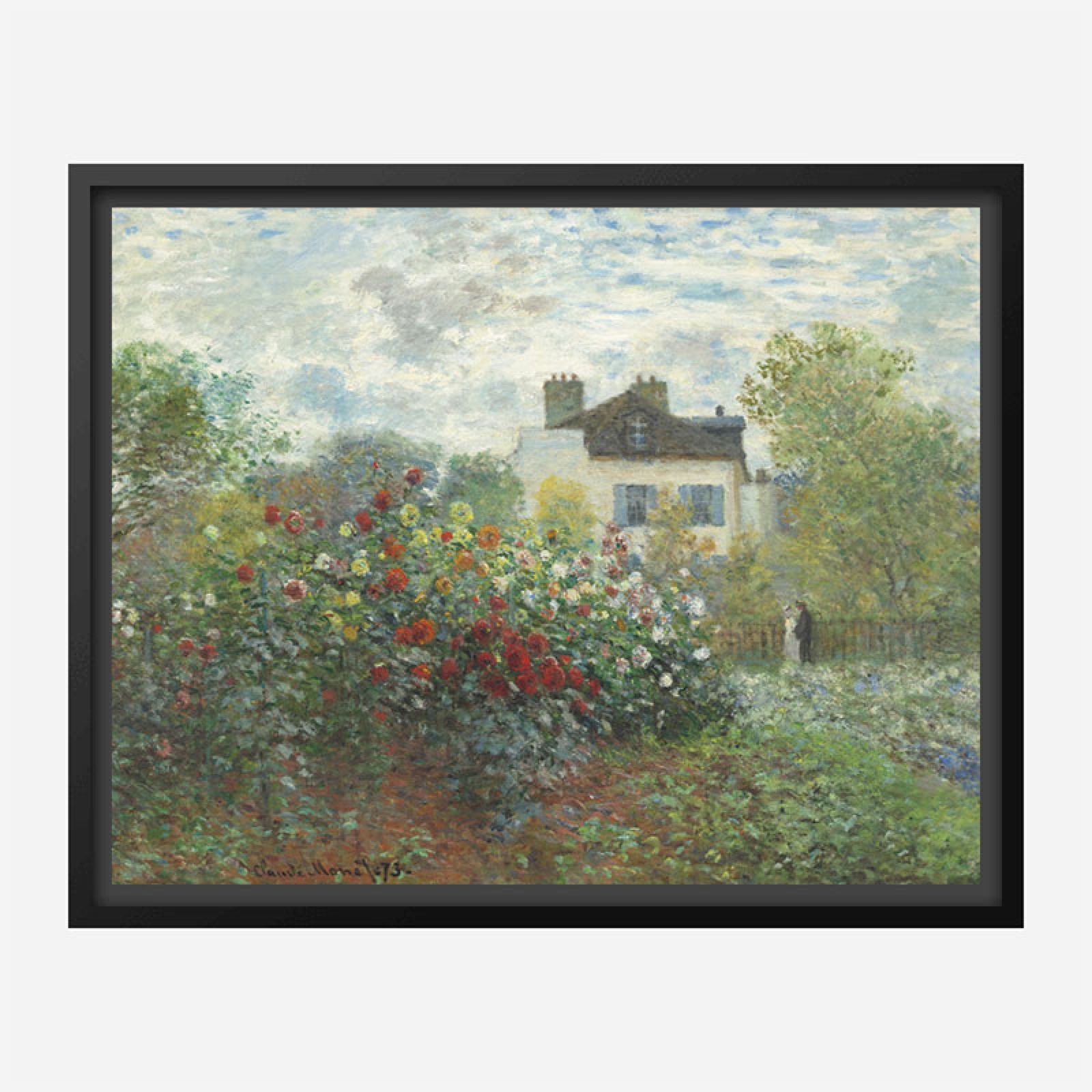 Сад художника. Клод Моне the artist's Garden at Giverny. Клод Моне сад художника в Живерни. Клод Моне георгины. Аллея в Аржантее Клод Моне.