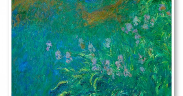 Irises by Claude Monet Art Print