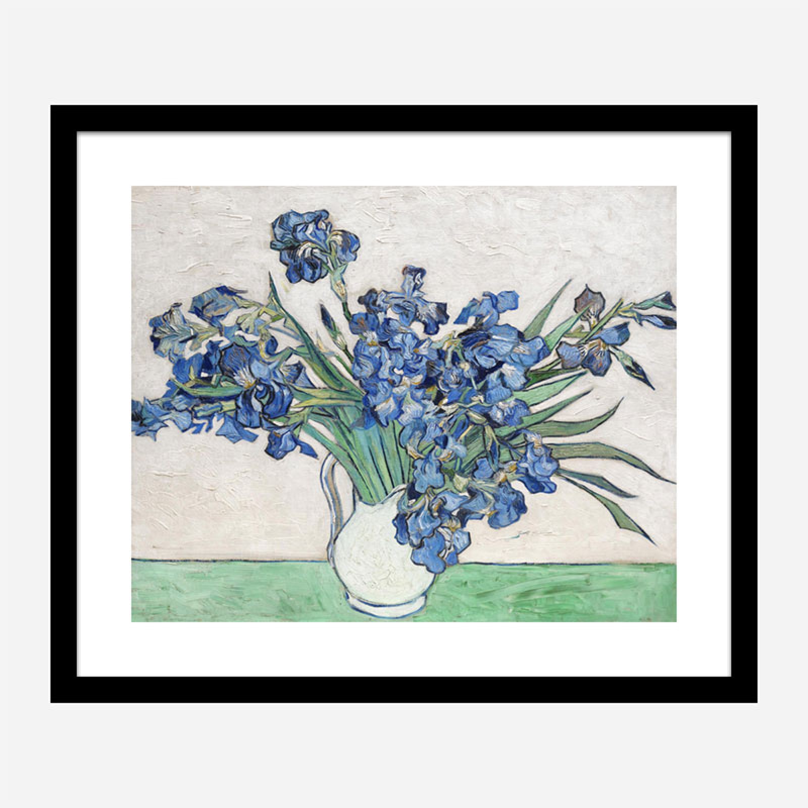 Irises 1890 by Vincent Van Gogh Art Print