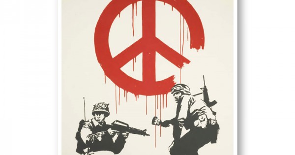 CND Soldiers Banksy Art Print