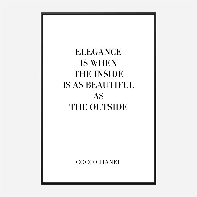 Coco Chanel Print Coco Chanel Quotes Fashion Quotes Beauty 