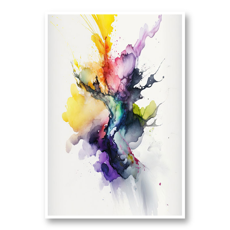 color abstract ink art