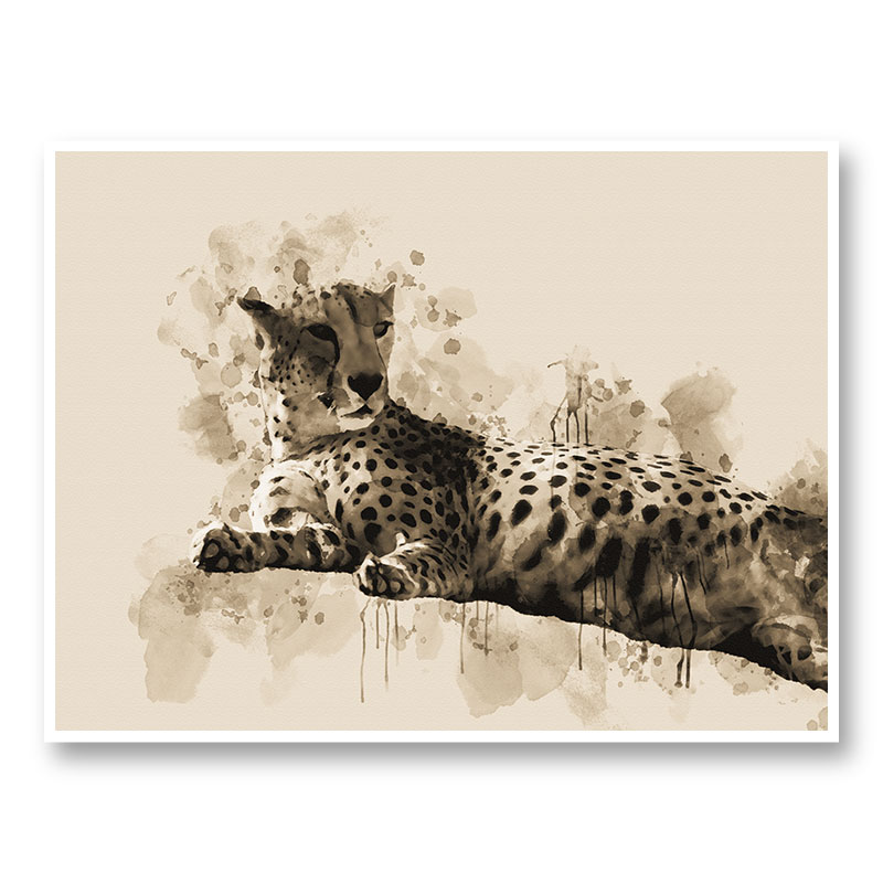 Painting a Leopard in Watercolor! 