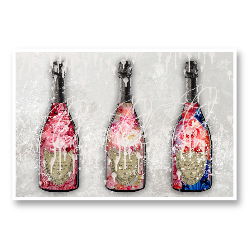 Wall Mural popping champagne cork 