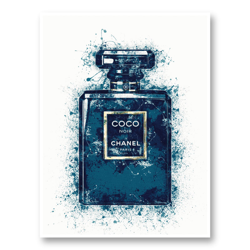 Coco Chanel Perfume Bottle Print  islamiyyatcom